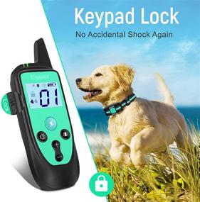 img 1 attached to 🐶 Uysocr Dog Training Collar: Remote Control, Waterproof, 3350Ft Range, 3 Training Modes for Large, Medium, and Small Dogs