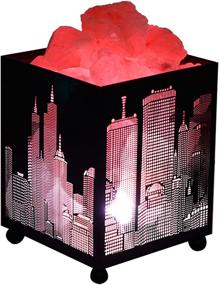 img 4 attached to 🔮 V.C.Formark Himalayan Salt Lamp: 7 Color Rock Lamp in a Modern Metal Basket Design - Ideal for Bedroom, Living Room, Yoga, and Gift-Giving