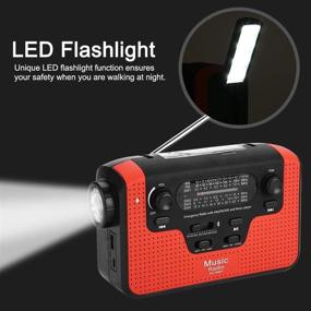 img 3 attached to Portable Emergency Flashlight Bluetooth Hands Free Portable Audio & Video