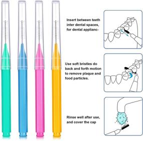 img 2 attached to Interdental Toothpick Flossing Cleaners Cleaning Oral Care in Dental Floss & Picks