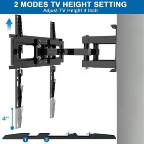 img 2 attached to 📺 Maximize Your Viewing Experience with the Full Motion TV Wall Mount Bracket