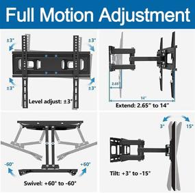 img 3 attached to 📺 Maximize Your Viewing Experience with the Full Motion TV Wall Mount Bracket