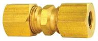 💪 high-pressure brass compression union for line hydraulics, pneumatics, and plumbing logo