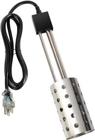 img 4 attached to 🔥 Gesail 1500W Electric Immersion Heater: UL-Listed Bucket Water Heater with Stainless-Steel Guard, Thermostat, and Auto Shutoff - Rapidly Heats 5 Gallons in Minutes