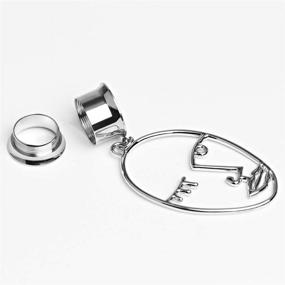 img 1 attached to Stainless Women's Jewelry in Body Jewelry - KUBOOZ Stretcher Piercing Pendant