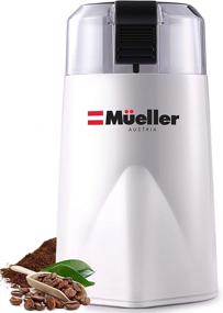 img 4 attached to Mueller HyperGrind Precision Electric Spice/Coffee Grinder - Large Grinding ☕ Capacity, HD Motor - Ideal for Spices, Herbs, Nuts, Grains - White