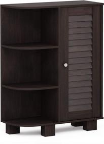 img 2 attached to Furinno FR18695WH Storage Louver Cabinet