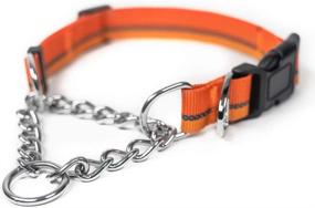 img 4 attached to Mighty Paw Martingale Dog Collar 2.0: Trainer-Approved Limited Slip Collar with Stainless Steel Chain, Heavy Duty Buckle, and Modified Cinch Collar for Gentle and Effective Pet Training