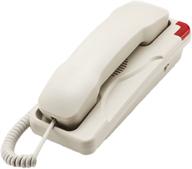 kerlitar k-036 waterproof corded trimline phone - 📞 wall mountable landline telephone for hotel, home, bathroom (beige) logo