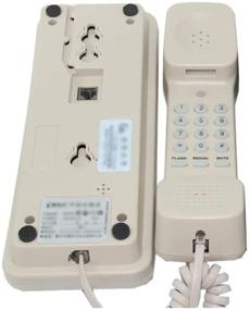 img 1 attached to KerLiTar K-036 Waterproof Corded Trimline Phone - 📞 Wall Mountable Landline Telephone for Hotel, Home, Bathroom (Beige)