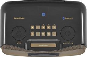 img 3 attached to 📻 Sangean RCR-20 FM-RDS (RBDS) AM/Bluetooth/Aux-in/USB Phone Charging Digital Tuning Clock Radio with Battery Backup (Gray/Gold): Enhance Your Listening Experience!