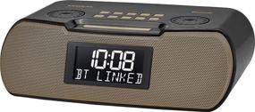 img 1 attached to 📻 Sangean RCR-20 FM-RDS (RBDS) AM/Bluetooth/Aux-in/USB Phone Charging Digital Tuning Clock Radio with Battery Backup (Gray/Gold): Enhance Your Listening Experience!