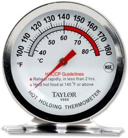 img 1 attached to 🌡️ Accurate and Reliable Taylor Precision 5980N Professional Series Hot Holding Thermometer (NSF Approved) – Temperature Range: 100° to 180°F