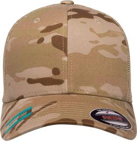 img 3 attached to Flexfit Mens Trucker Mesh Multicam Outdoor Recreation in Climbing