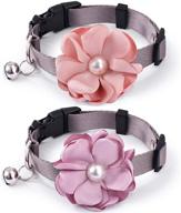 freewindo collars detachable flower adjustable logo