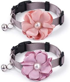 img 4 attached to Freewindo Collars Detachable Flower Adjustable