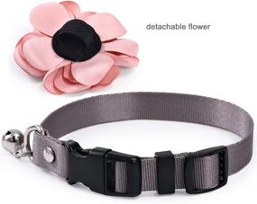 img 1 attached to Freewindo Collars Detachable Flower Adjustable