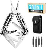 🔧 wetols 21-in-1 hard stainless steel multitool - foldable, self-locking, and versatile multi-pliers for men, with knife, bottle opener, screwdriver, sickle, and more - perfect gifts | we-182 логотип