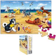 🧩 preschool floor puzzles for kids - 48 piece educational toy логотип