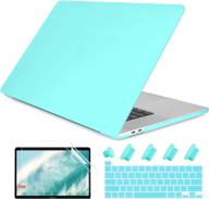 dongke macbook pro 16 inch case 2020 2019 release a2141: mint green hard 📦 shell & keyboard cover for macbook pro 16-inch retina display with touch bar and touch id logo