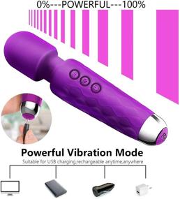 img 2 attached to Waterproof Massager Cordless Rechargeable Pulsating