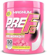 🍓 magnum nutraceuticals pre-fo pre-workout powder - 50 servings: strawberry marshmallow boost logo