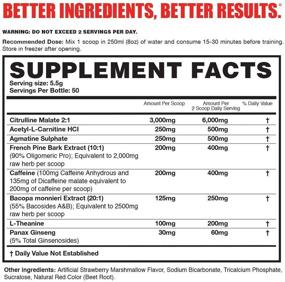 img 1 attached to 🍓 Magnum Nutraceuticals PRE-FO Pre-Workout Powder - 50 Servings: Strawberry Marshmallow Boost