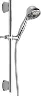 🚿 chrome slide bar hand shower - delta faucet 51589: enhance your bathroom experience logo