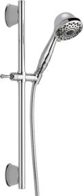 img 1 attached to 🚿 Chrome Slide Bar Hand Shower - Delta Faucet 51589: Enhance Your Bathroom Experience