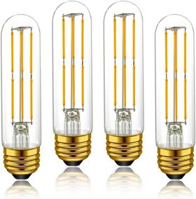 img 4 attached to 🔆 Enhanced Dimmable Vintage Filament Tubular Equivalent: A Perfect Blend of Style and Function