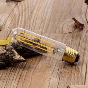 img 1 attached to 🔆 Enhanced Dimmable Vintage Filament Tubular Equivalent: A Perfect Blend of Style and Function