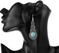 колье coadipress bohemian earrings с бирюзой логотип