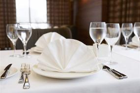 img 2 attached to Hemstitch Dinner Napkins Set 12: Elegant and Versatile Table Linens for Dining Excellence