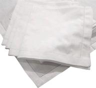 hemstitch dinner napkins set 12: elegant and versatile table linens for dining excellence logo