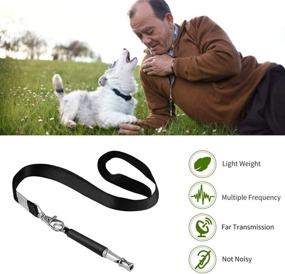 img 3 attached to 🐶 C-Meduo Ultrasonic Dog Whistles: Stop Barking with Adjustable Pitch Silent Bark Control – Dog Training Whistle