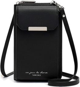 img 4 attached to Aeeque Crossbody Lightweight Leather Shoulder Women's Handbags & Wallets and Crossbody Bags