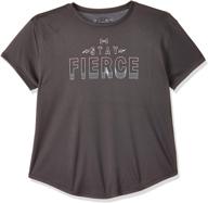 🔍 оптимизированный поиск: футболка с коротким рукавом under armour stay fierce для девочек логотип