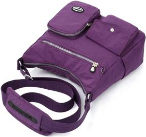 img 2 attached to Crossbody Pockets Resistant Shoulder Pocketbooks Women's Handbags & Wallets in Crossbody Bags