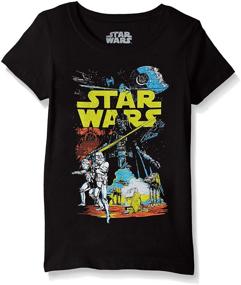 img 1 attached to 🌟 Empower Your Little Heroine with Star Wars Black Rebel Medium Girls' Clothing