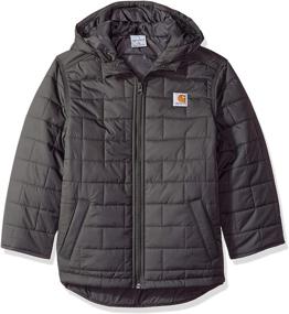img 2 attached to Boys' Carhartt Little Gilliam Hooded Jacket