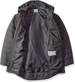 img 1 attached to Boys' Carhartt Little Gilliam Hooded Jacket