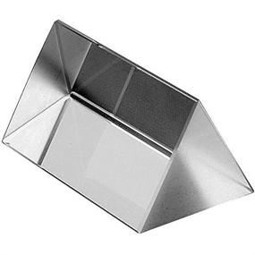 img 4 attached to 🔮 Amlong Crystal 2.5 inch Optical Glass Triangular Prism: Perfect for Teaching Light Spectrum Physics and Photography Prism, 60mm