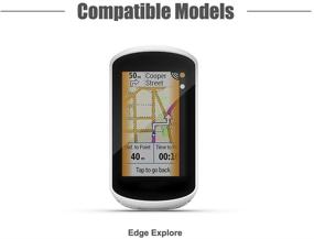img 3 attached to 🚲 Силиконовый защитный чехол TUSITA - Совместим с навигатором Garmin Edge Explore GPS - Аксессуары для велосипедного компьютера с сенсорным экраном