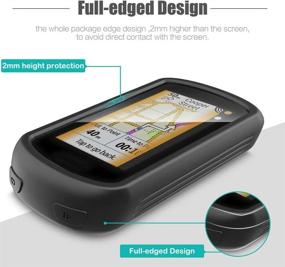 img 2 attached to 🚲 Силиконовый защитный чехол TUSITA - Совместим с навигатором Garmin Edge Explore GPS - Аксессуары для велосипедного компьютера с сенсорным экраном