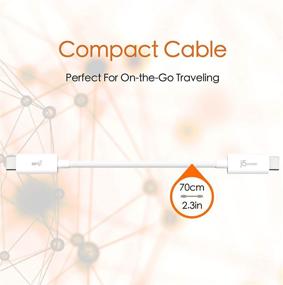 img 2 attached to 🔌 2 Pack of Type C Coaxial Cable for Enhanced Connectivity