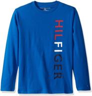 tommy hilfiger little dustin bex jersey boys' clothing for tops, tees & shirts logo