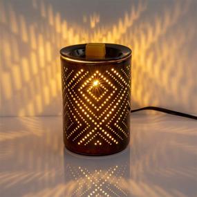 img 2 attached to SUNPIN Ceramic Wax Warmer: Fragrance Candle Warmer for Scented Candles & Wax Melts - Spa & Aromatherapy