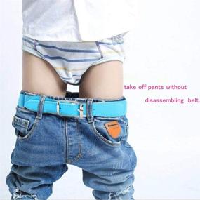 img 1 attached to 👶 Kids Adjustable Elastic Belts for Toddler, Stretch Belts for Boys and Girls by BiBest