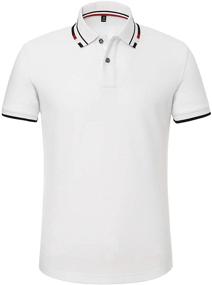 img 3 attached to 👔 Classic Cotton Men's Clothing and Shirts with Striped Collar Sleeves