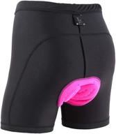 🚴 sportneer women's padded cycling underwear: optimal comfort & 3d padding for bike bicycle shorts" logo